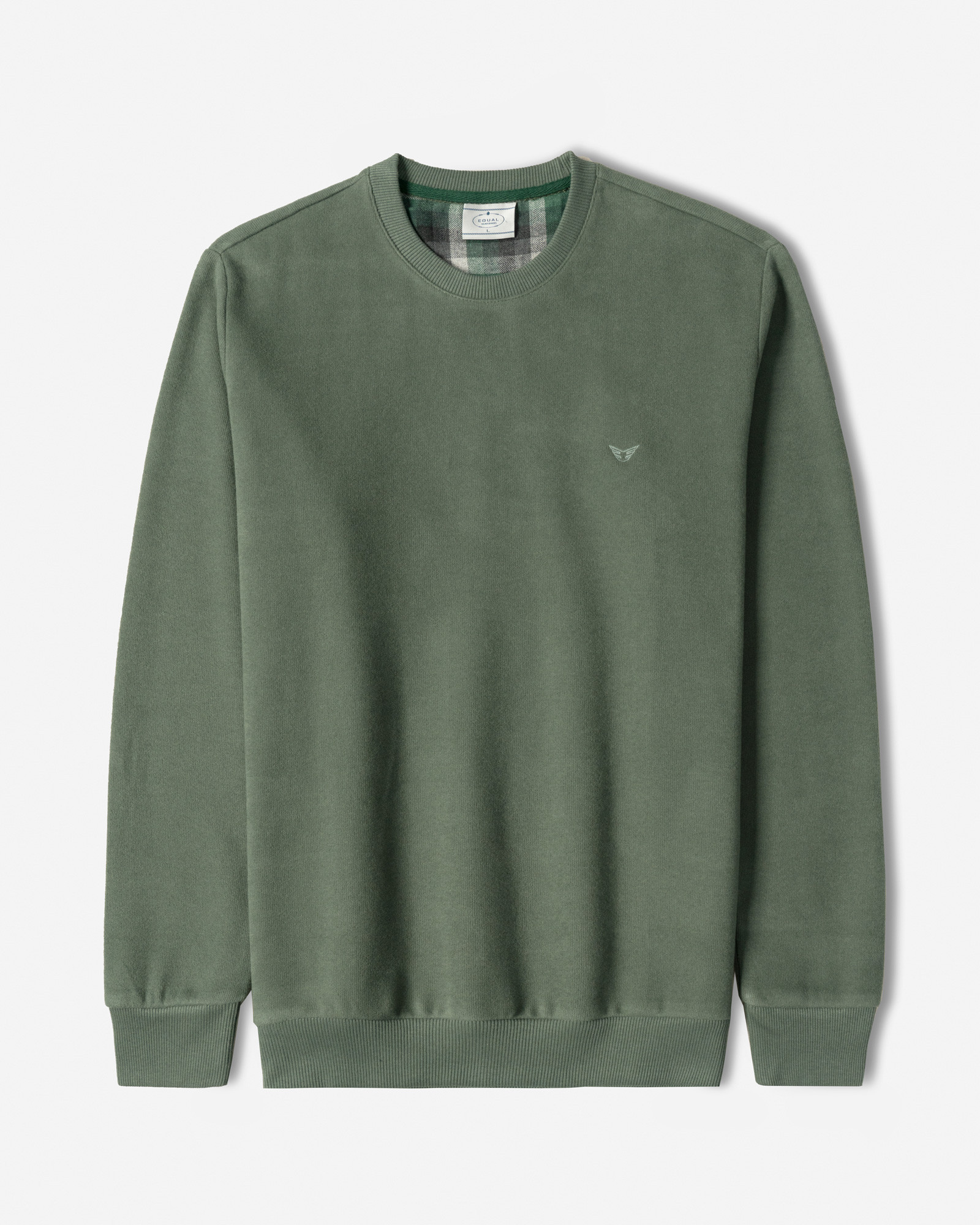 خرید و قیمت پلیور یقه گرد مردانه سلانیک ساده سبز مغز پسته ای 24256159