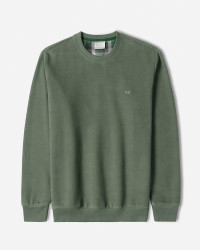 خرید و قیمت پلیور یقه گرد مردانه سلانیک ساده سبز مغز پسته ای 24256159