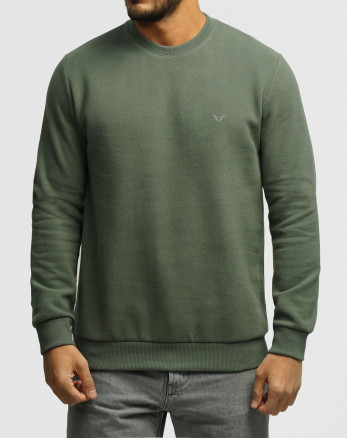 خرید و قیمت پلیور یقه گرد مردانه سلانیک ساده سبز مغز پسته ای 24256159