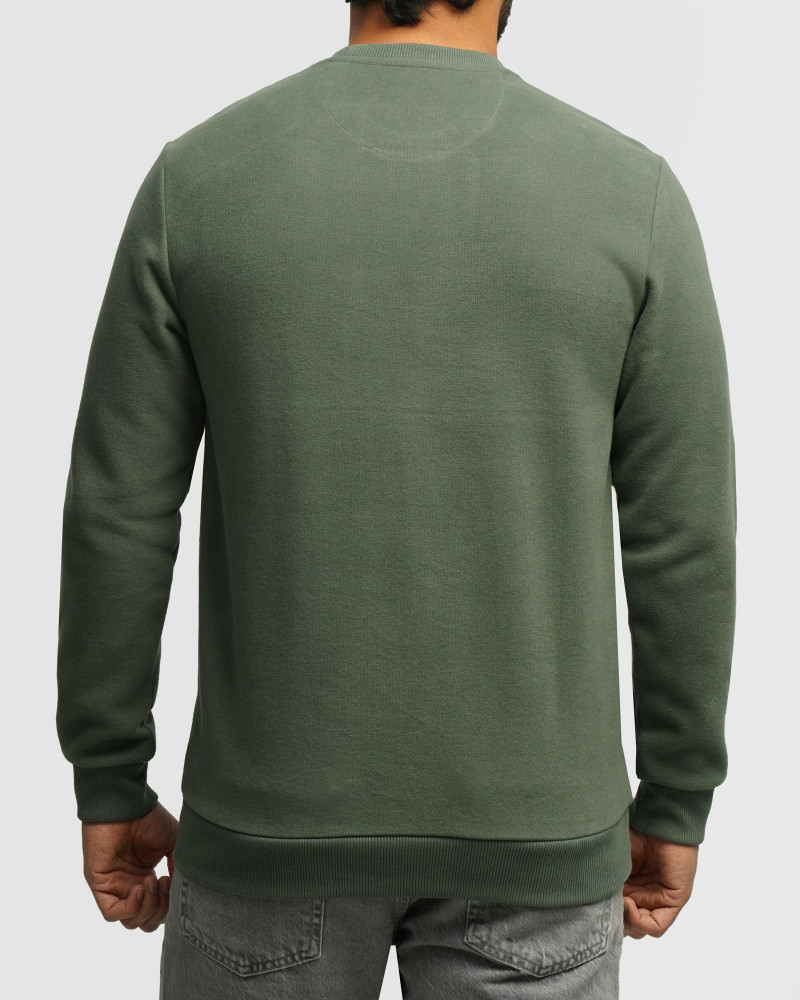 خرید و قیمت پلیور یقه گرد مردانه سلانیک ساده سبز مغز پسته ای 24256159