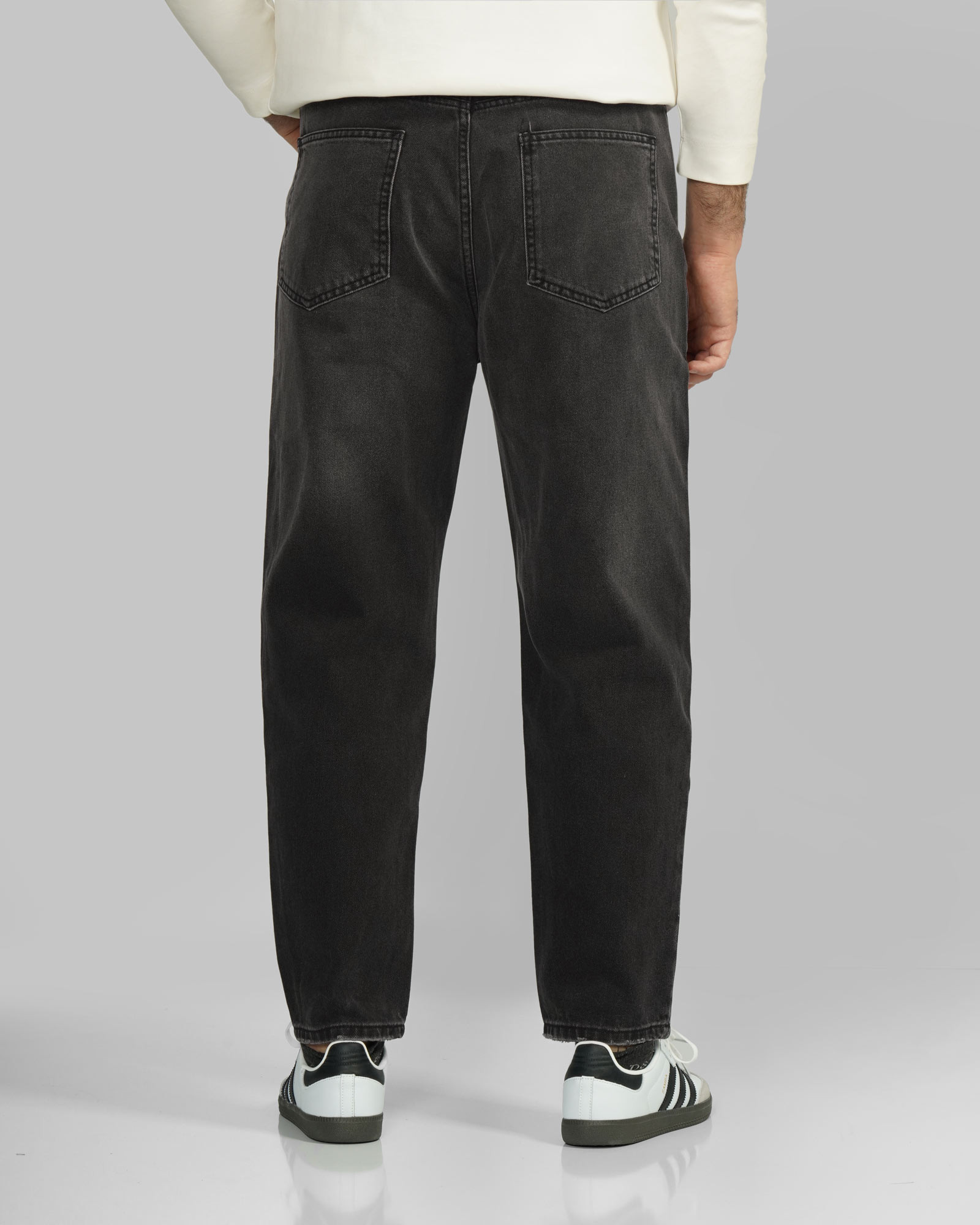 خرید و قیمت شلوار جین مردانه Loos Fit ساده دودی 24424820