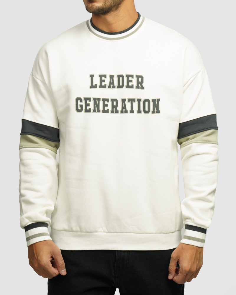 خرید و قیمت پلیور دورس یقه گرد مردانه شیری 24457279