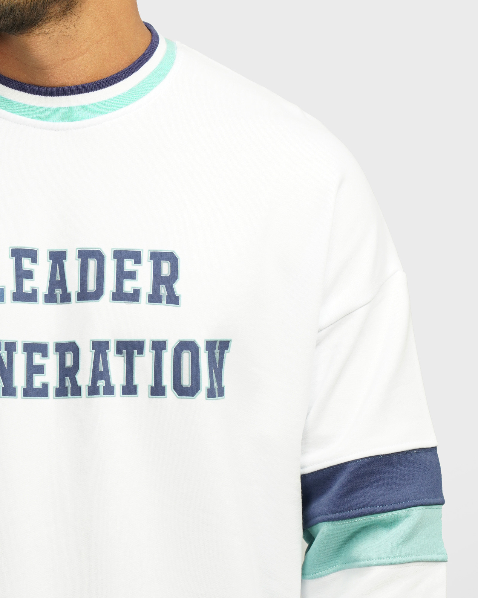 خرید و قیمت پلیور دورس یقه گرد مردانه سفید 24457279