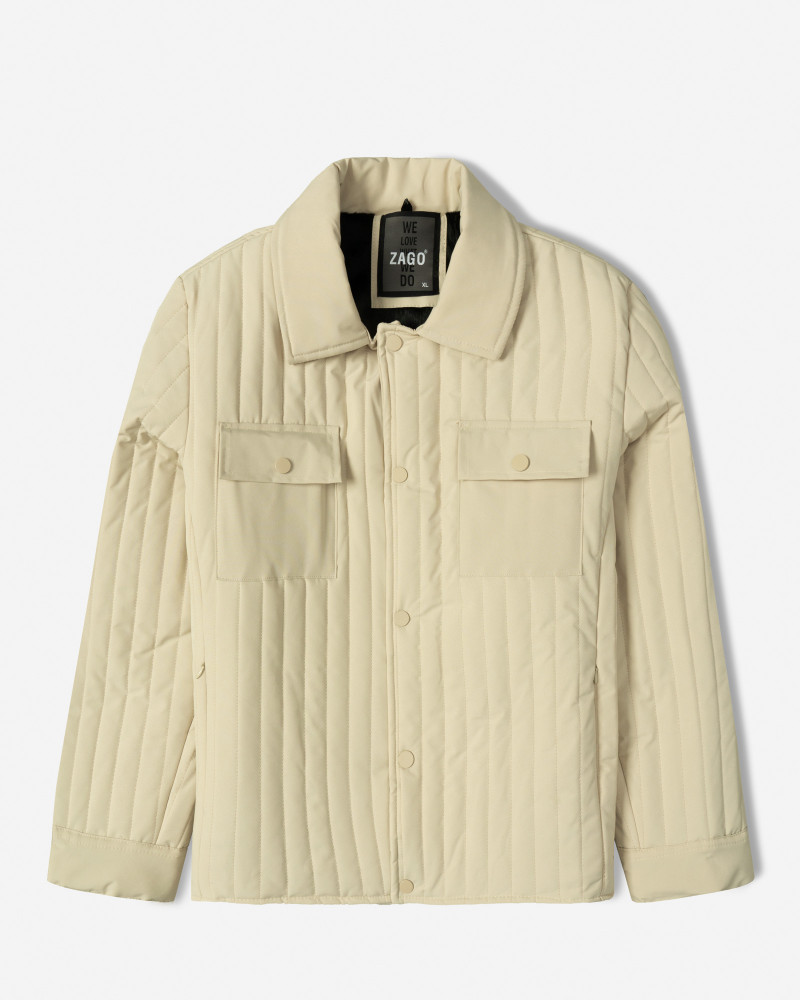 خرید و قیمت کاپشن مردانه کرم 84416401