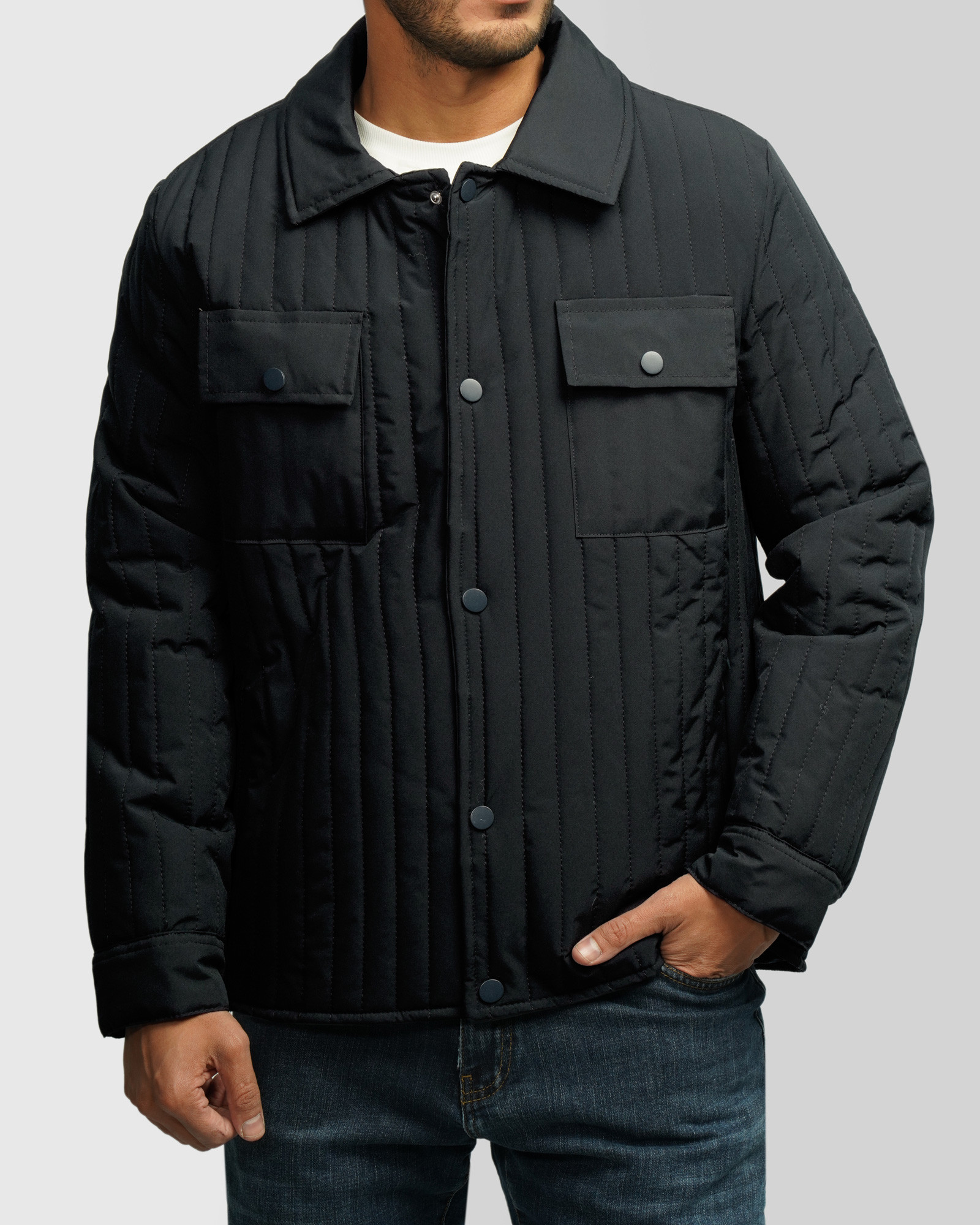 خرید و قیمت کاپشن مردانه سرمه ای 84416401