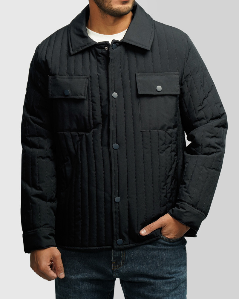 خرید و قیمت کاپشن مردانه سرمه ای 84416401