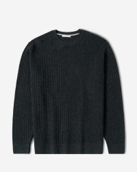 خرید و قیمت پلیور بافت یقه گرد مردانه ذغالی 84458138