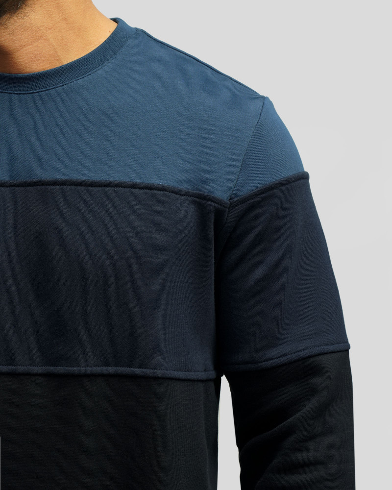 خرید و قیمت پلیور دورس یقه گرد مردانه سرمه ای 84457289