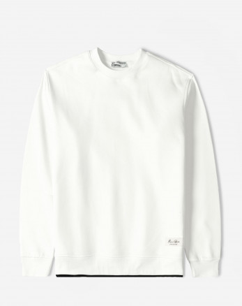 پلیور دورس یقه گرد مردانه سفید 24357255