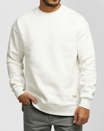 پلیور دورس یقه گرد مردانه سفید 24357255