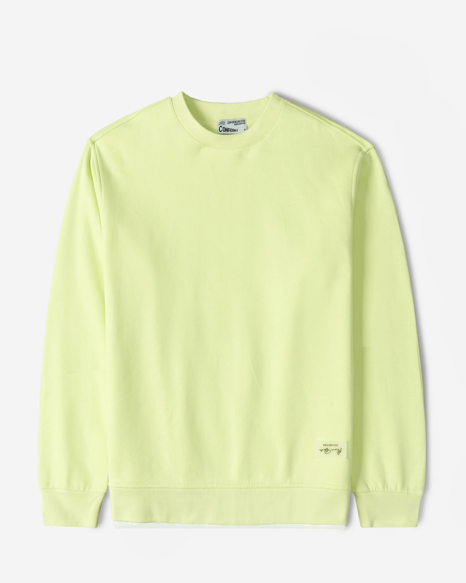 پلیور دورس یقه گرد مردانه سبز روشن 24357255