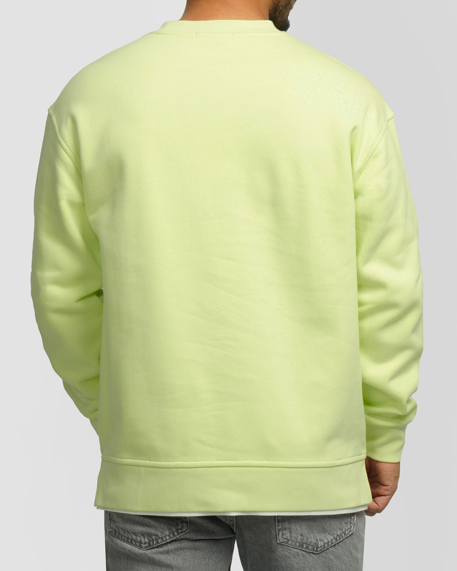 پلیور دورس یقه گرد مردانه سبز روشن 24357255