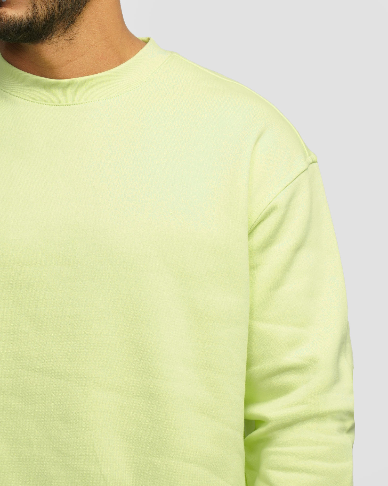 پلیور دورس یقه گرد مردانه سبز روشن 24357255