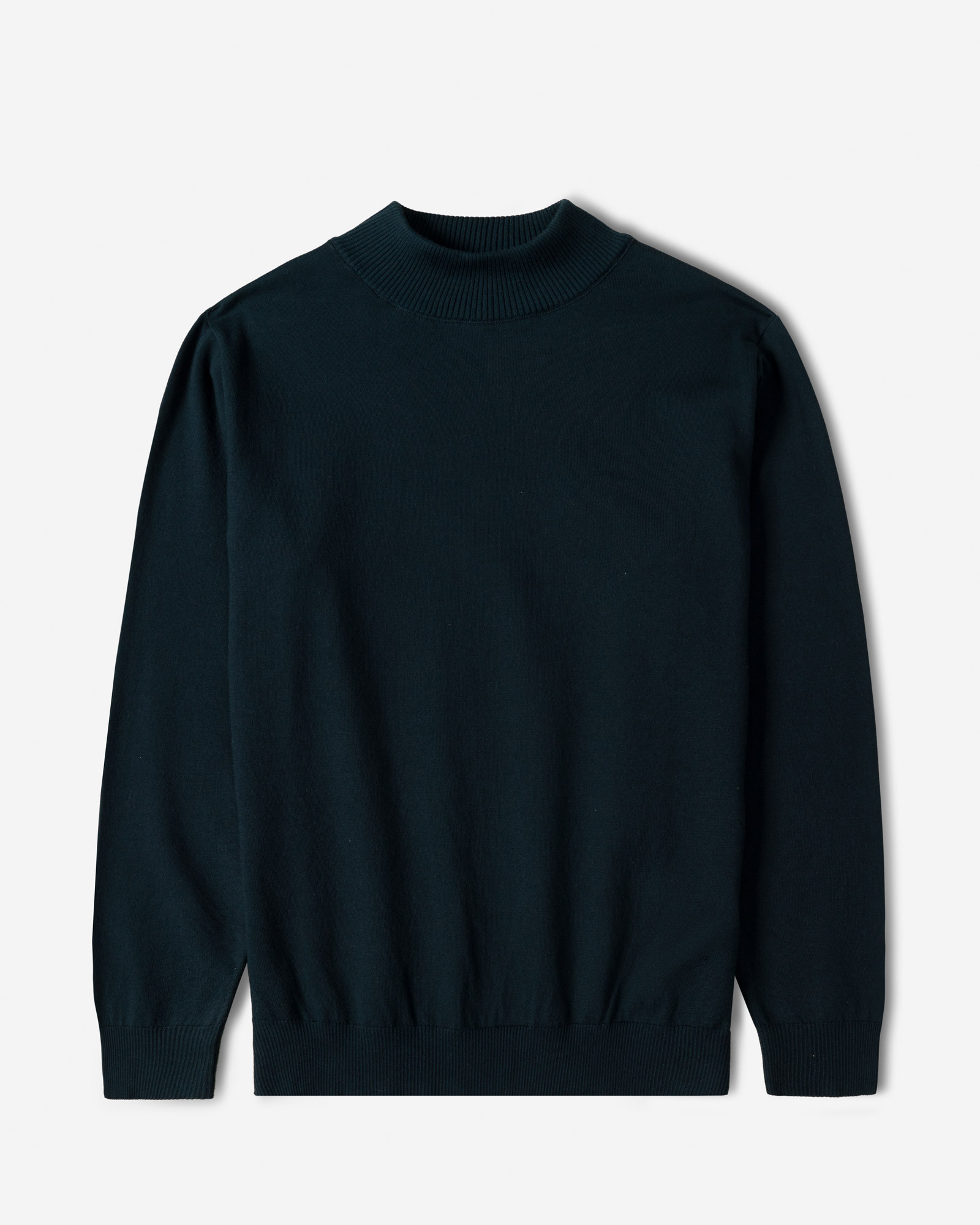 خرید و قیمت پلیور بافت یقه 5 سانت ساده مردانه سرمه ای تیره 22250101