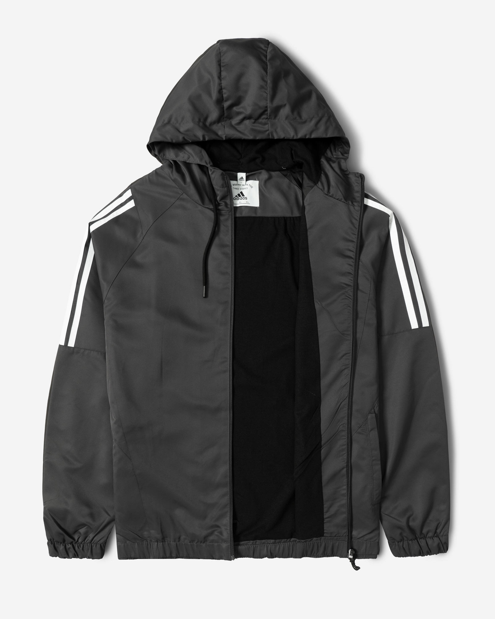 سویشرت شمعی کلاه دار مردانه خاکستری 84449175