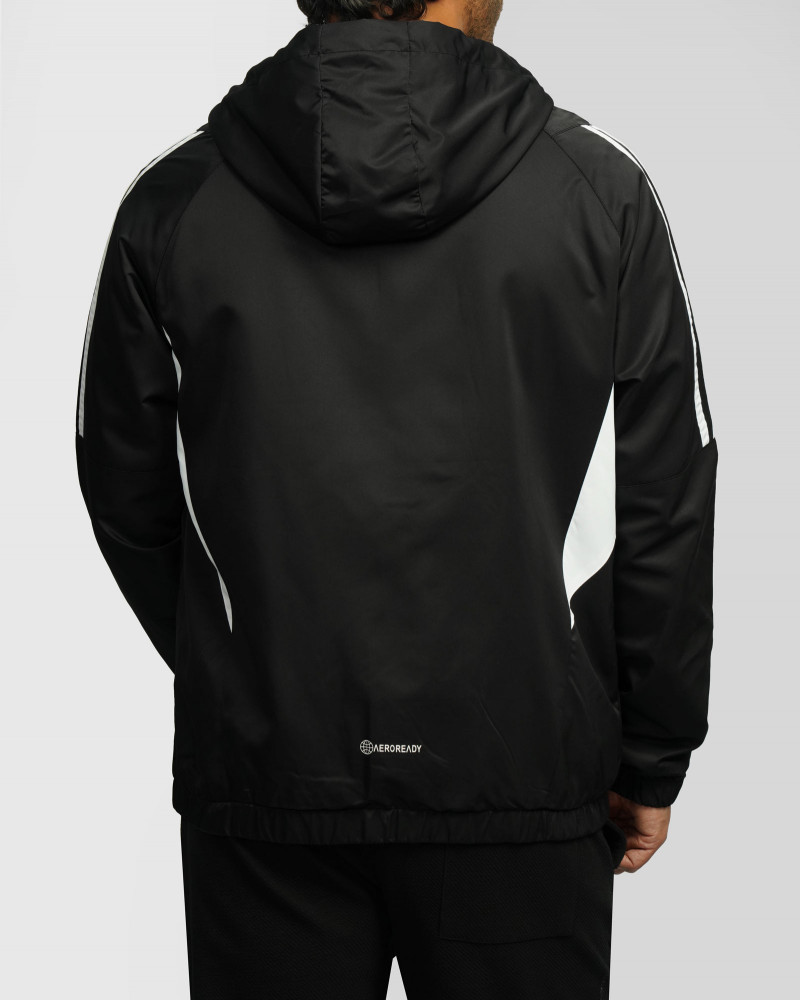 سویشرت شمعی کلاه دار مردانه مشکی 84449175