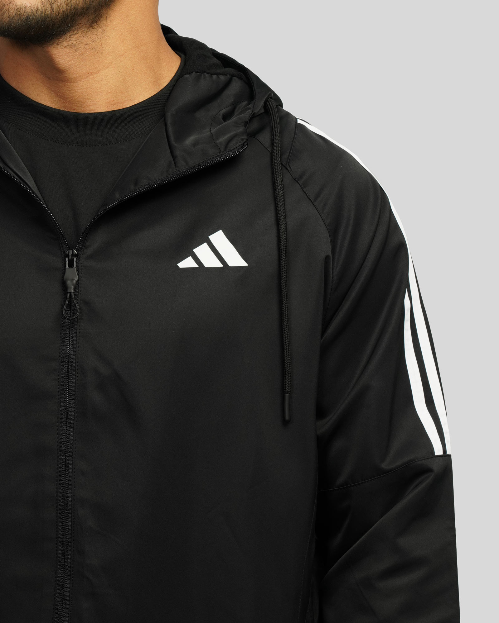 سویشرت شمعی کلاه دار مردانه مشکی 84449175