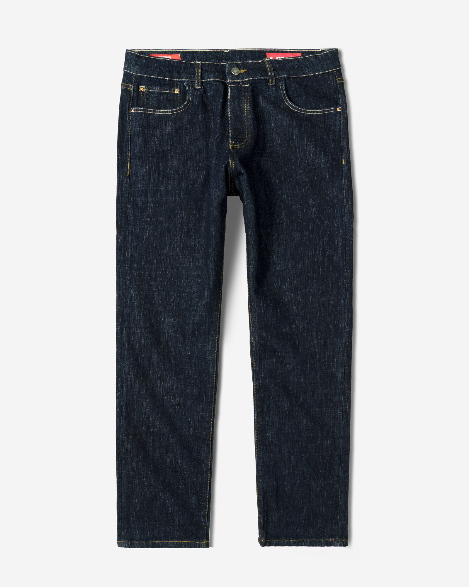 خرید و قیمت شلوار جین رگولار (Regular) ساده مردانه سرمه ای تیره 24412261