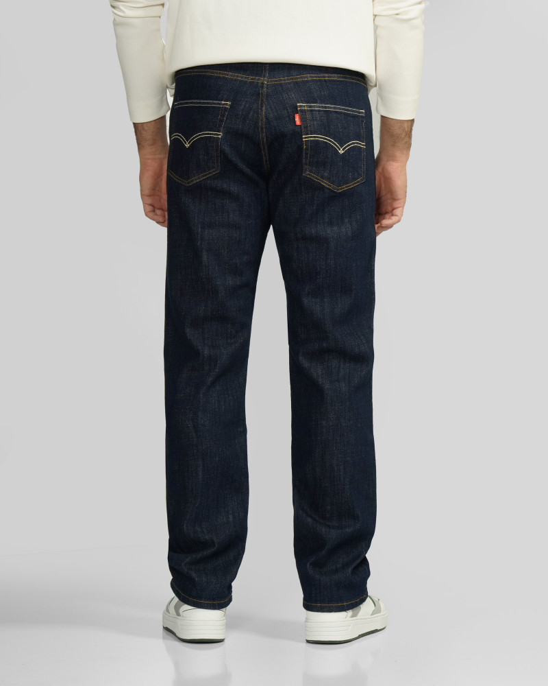 خرید و قیمت شلوار جین رگولار (Regular) ساده مردانه سرمه ای تیره 24412261