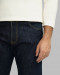 خرید و قیمت شلوار جین رگولار (Regular) ساده مردانه سرمه ای تیره 24412261