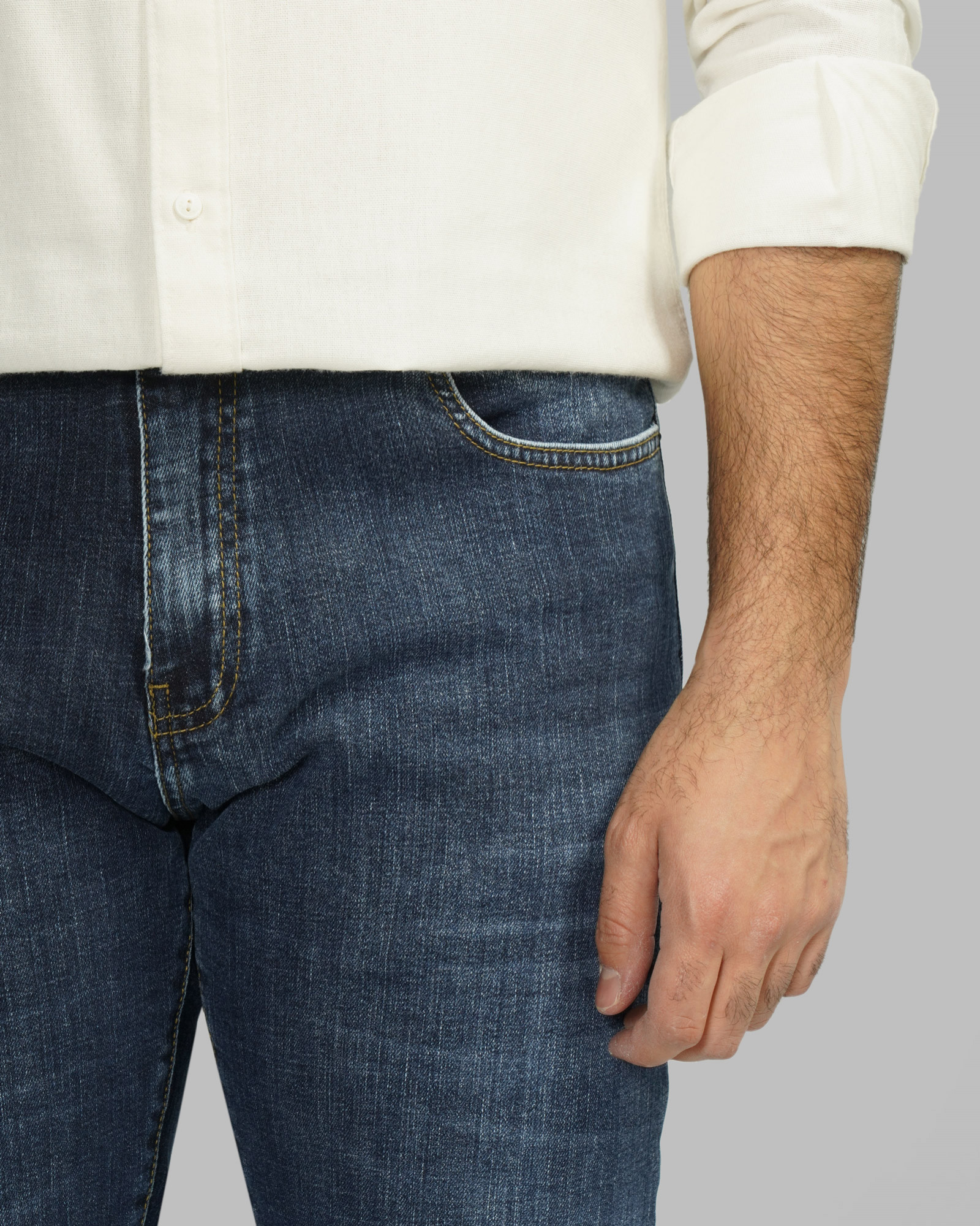 خرید و قیمت شلوار جین اسلیم ساده مردانه آبی 24411456