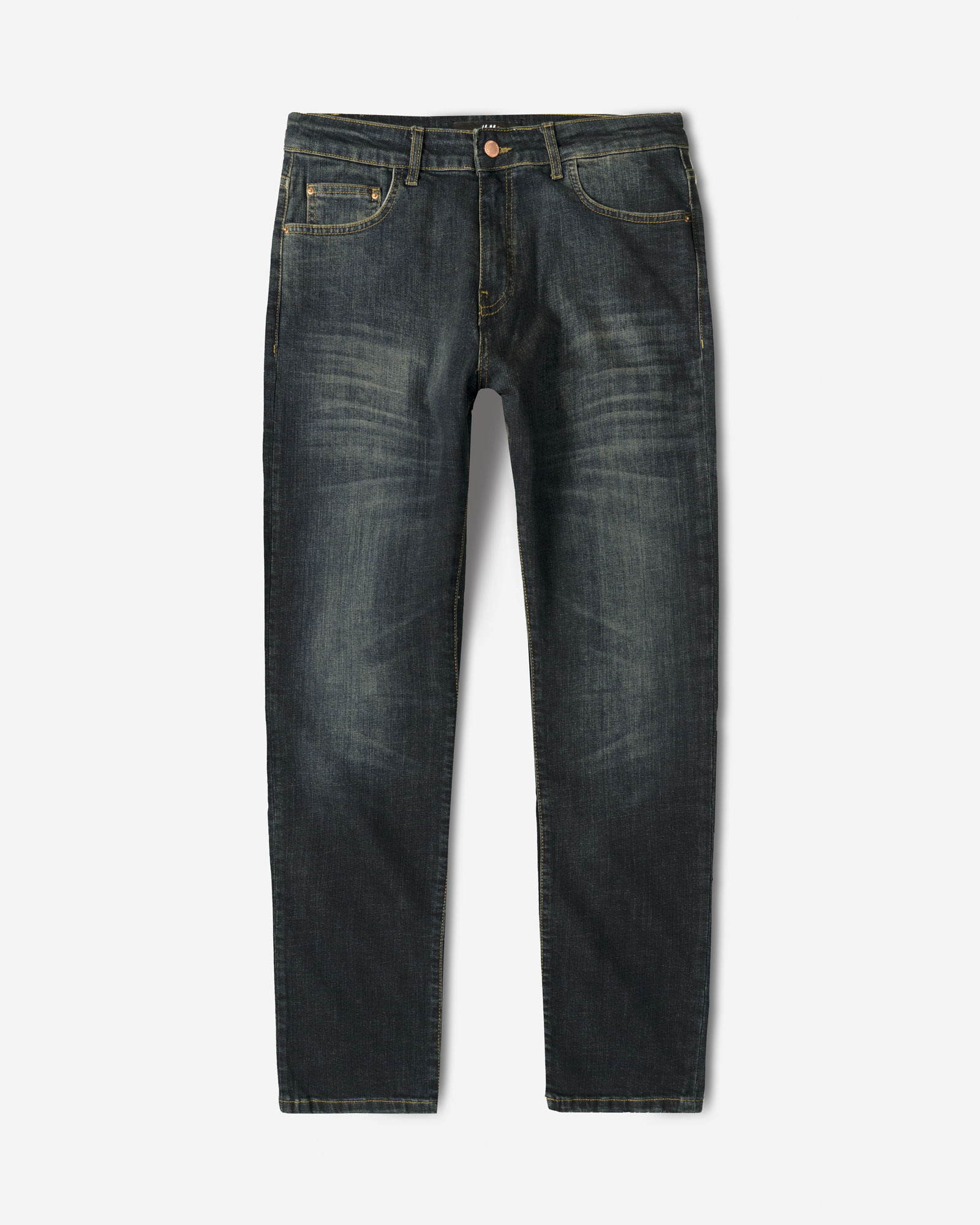 خرید و قیمت شلوار جین اسلیم ساده مردانه سرمه ای 24411456