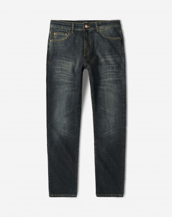 خرید و قیمت شلوار جین اسلیم ساده مردانه سرمه ای 24411456