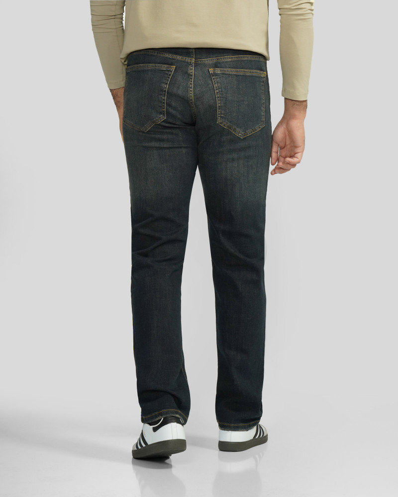 خرید و قیمت شلوار جین اسلیم ساده مردانه سرمه ای 24411456