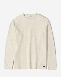 خرید و قیمت پلیور بافت یقه گرد مردانه کرم 84458140