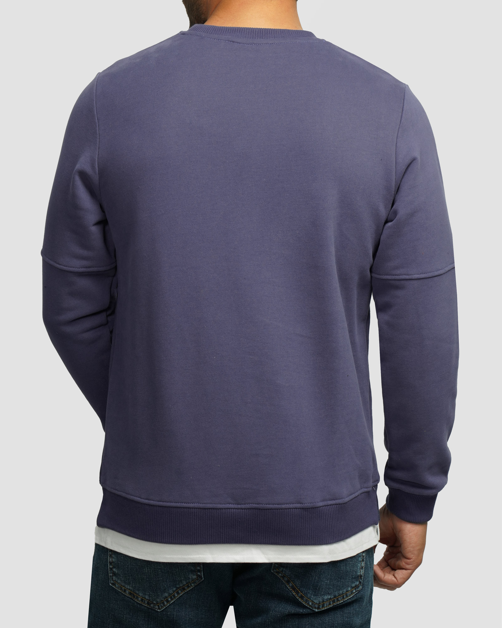 خرید و قیمت پلیور دورس یقه گرد مردانه سرمه ای روشن 24457290