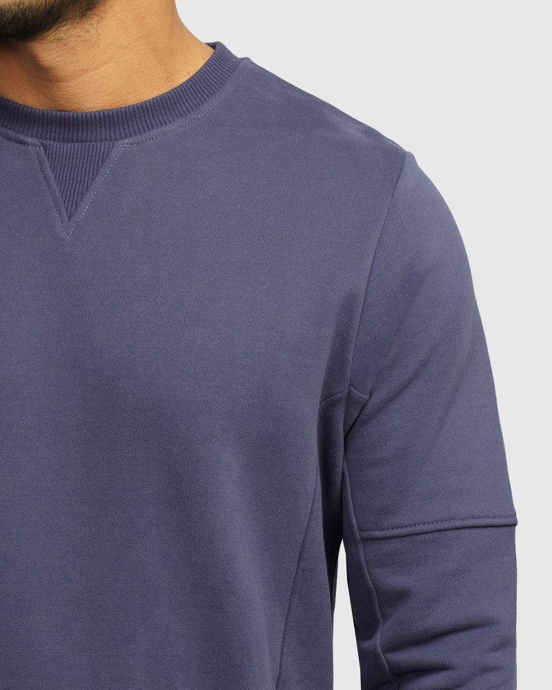 خرید و قیمت پلیور دورس یقه گرد مردانه سرمه ای روشن 24457290