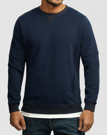 خرید و قیمت پلیور دورس یقه گرد مردانه سرمه ای 24457290