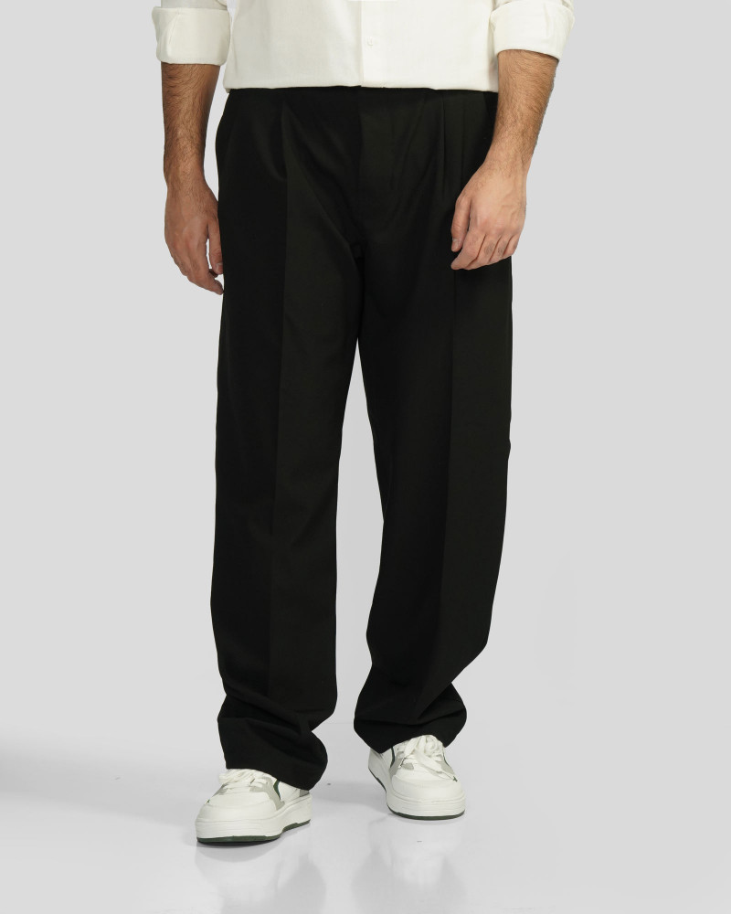 شلوار پارچه ای مردانه مشکی 24362115