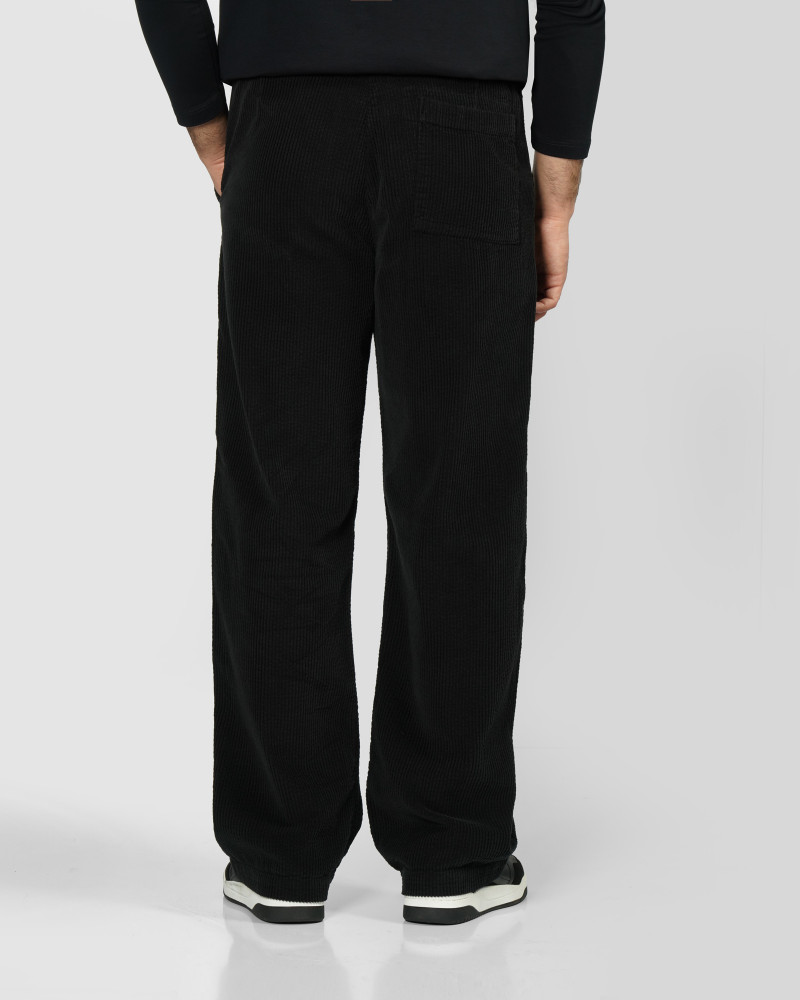 شلوار مخمل کبریتی مردانه مشکی 24362126