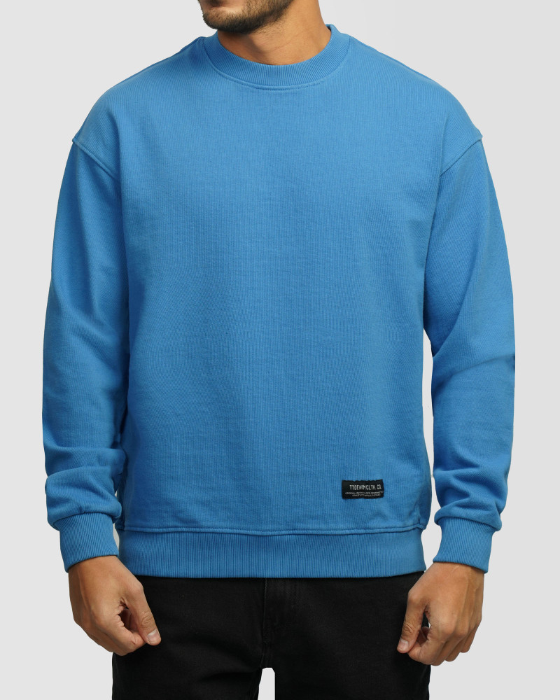 خرید و قیمت پلیور دورس یقه گرد مردانه آبی 24457282