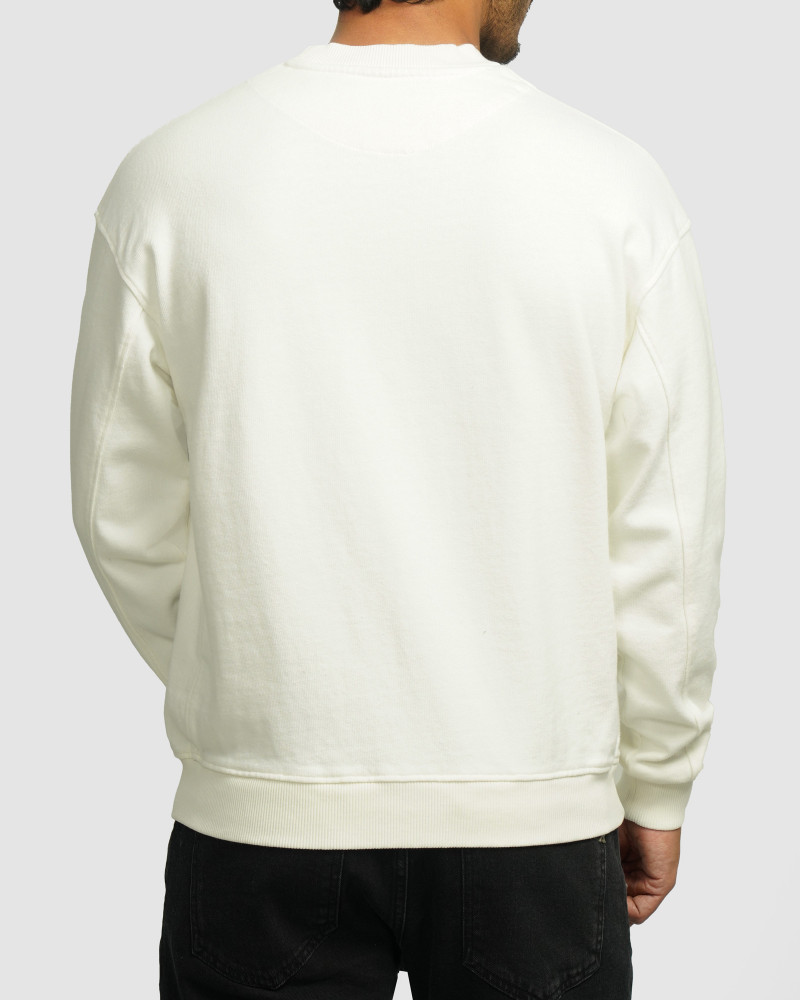 خرید و قیمت پلیور دورس یقه گرد مردانه سفید 24457282