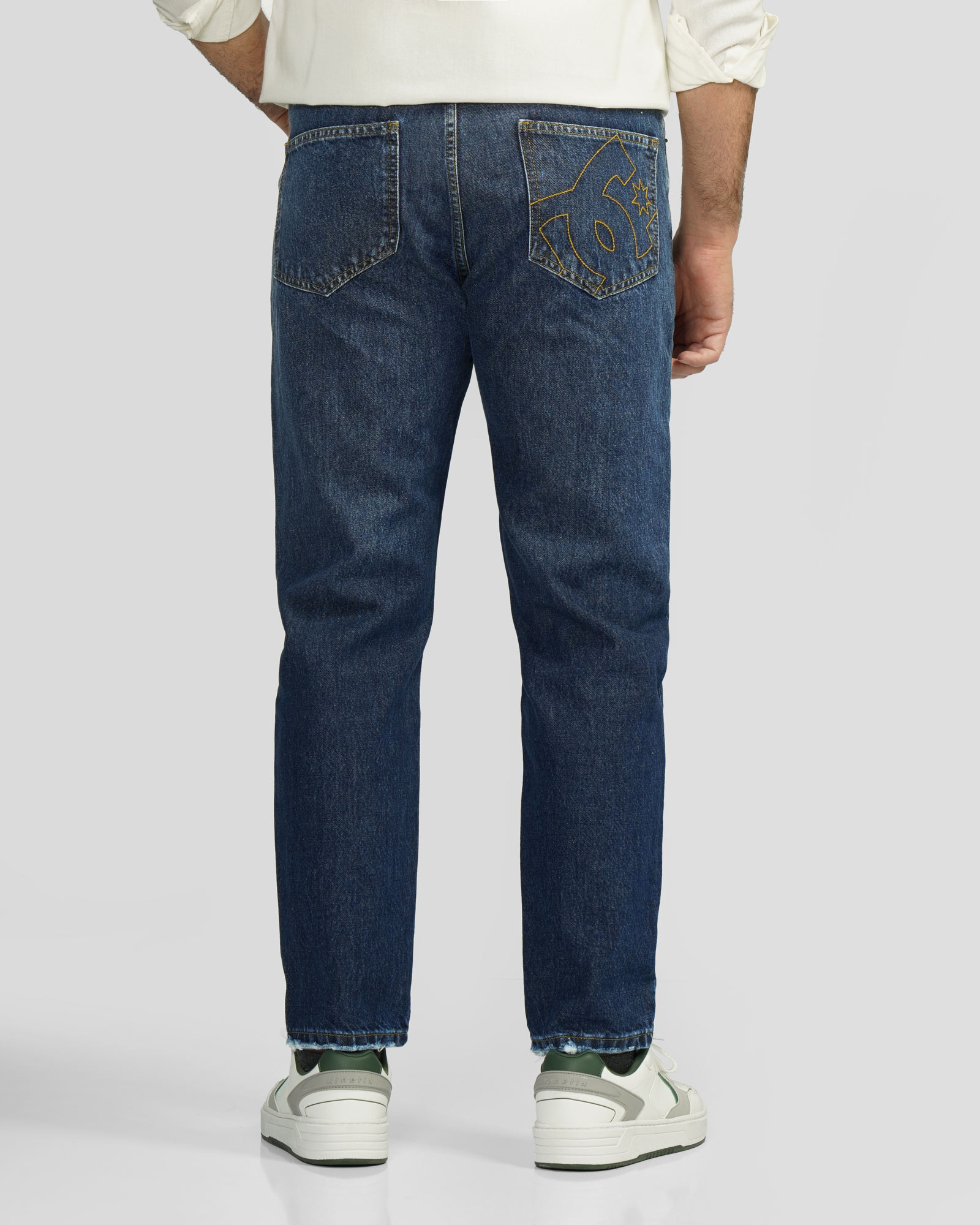 شلوار جین استریت استایل (Street Style) ساده مردانه سرمه ای 24424840