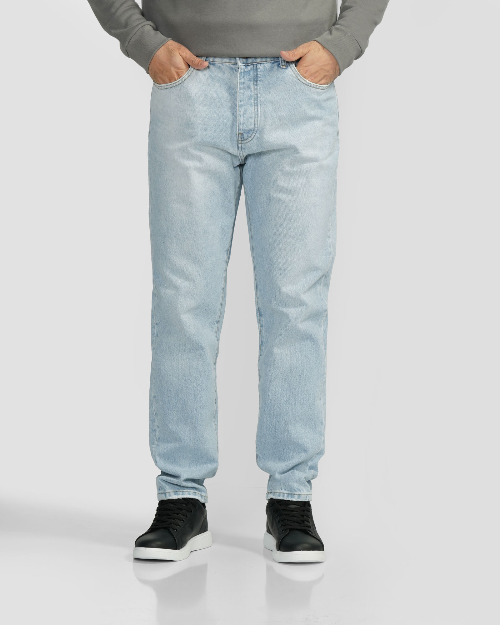 شلوار جین مردانه Essentials ساده آبی آسمانی 24424830