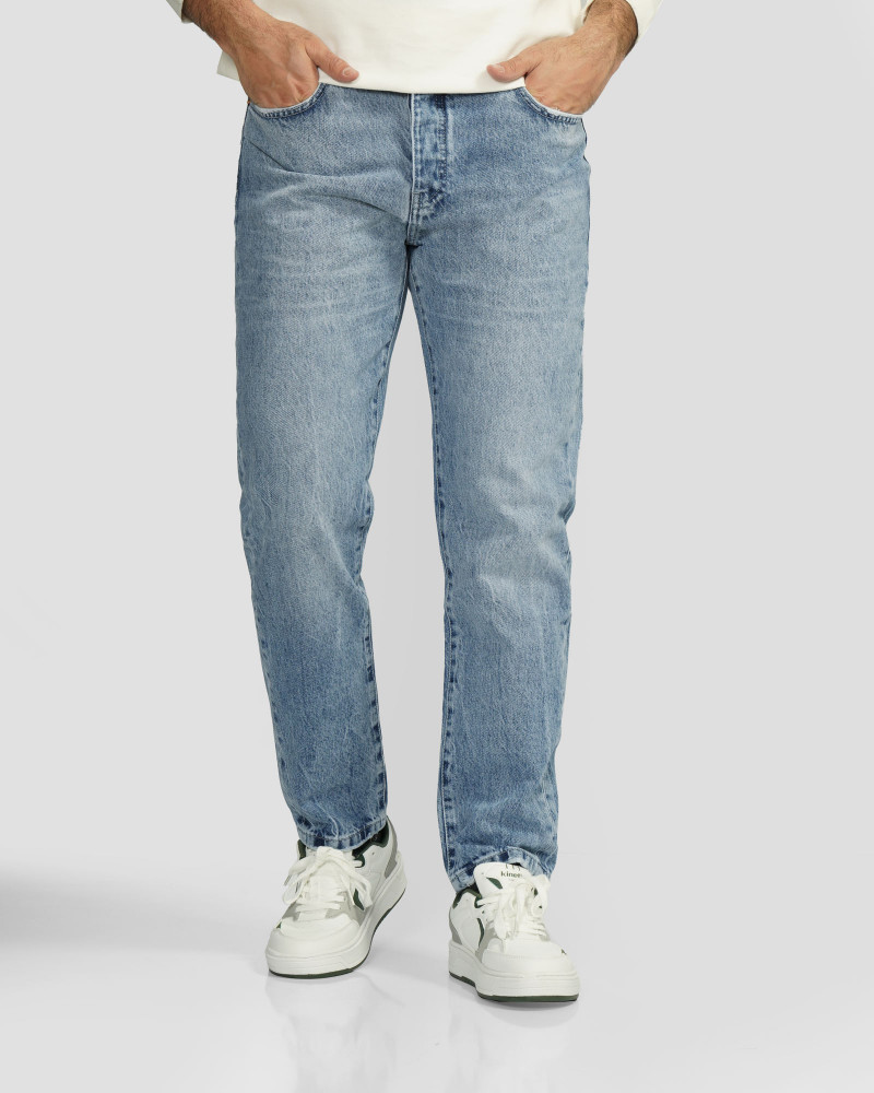 شلوار جین استریت استایل (Street Style) ساده مردانه آبی روشن 24424829