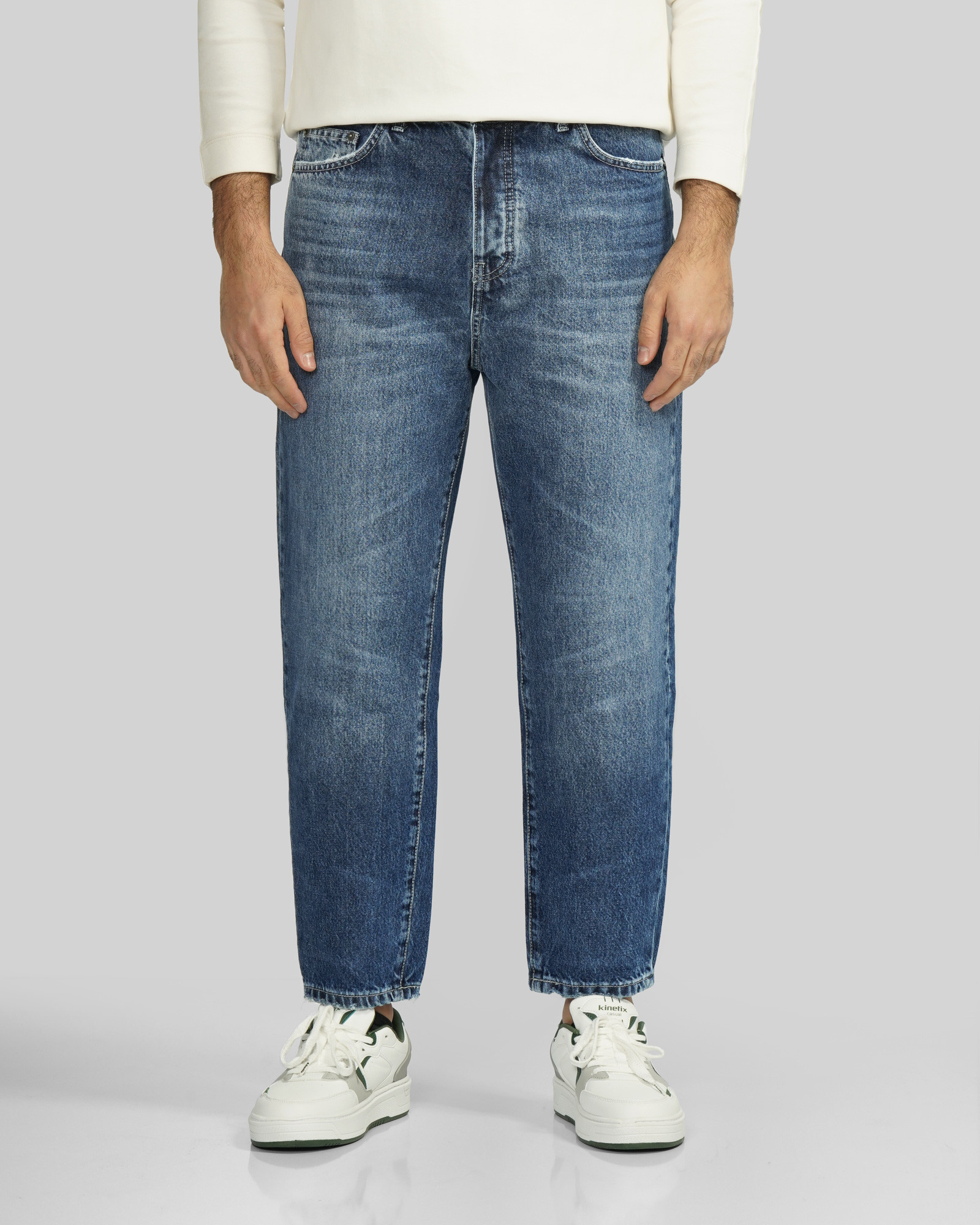 خرید و قیمت شلوار جین مردانه Loos Fit ساده آبی 24424814