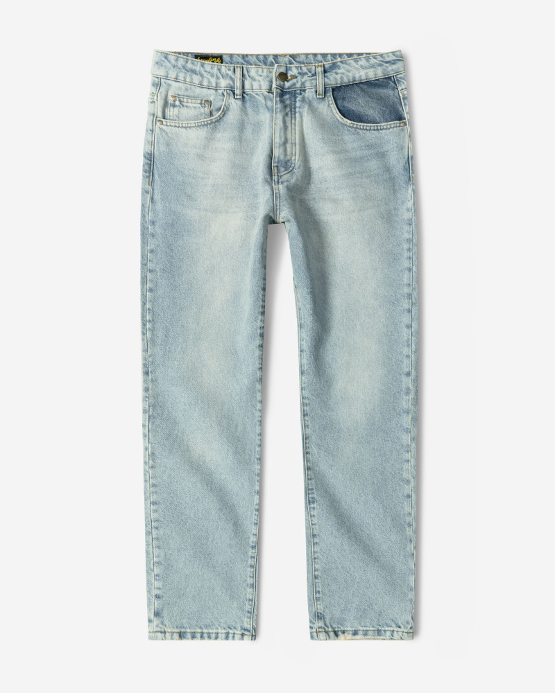 شلوار جین مردانه Essentials ساده آبی روشن 24424830