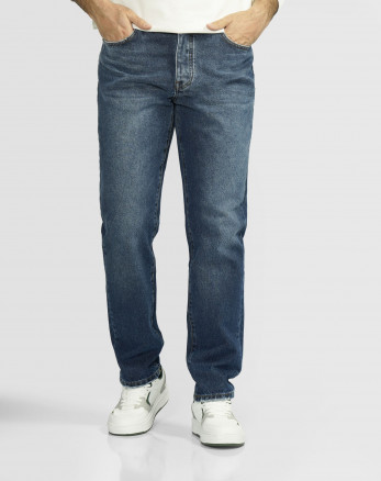 شلوار جین مردانه Essentials ساده آبی 24424830