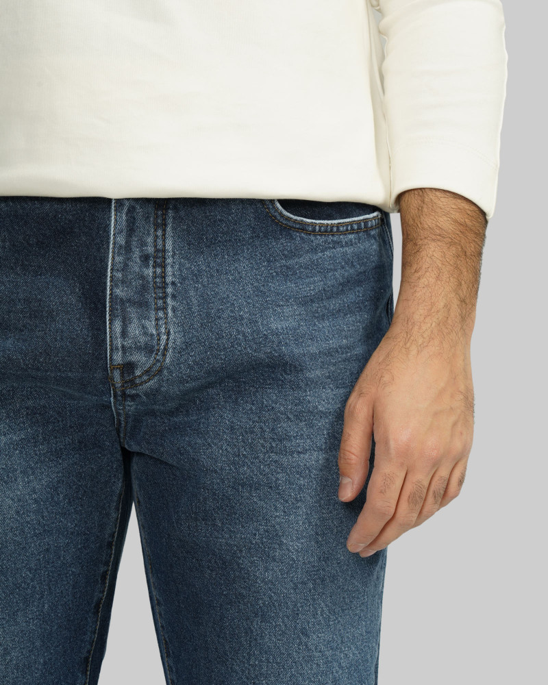 شلوار جین مردانه Essentials ساده آبی 24424830