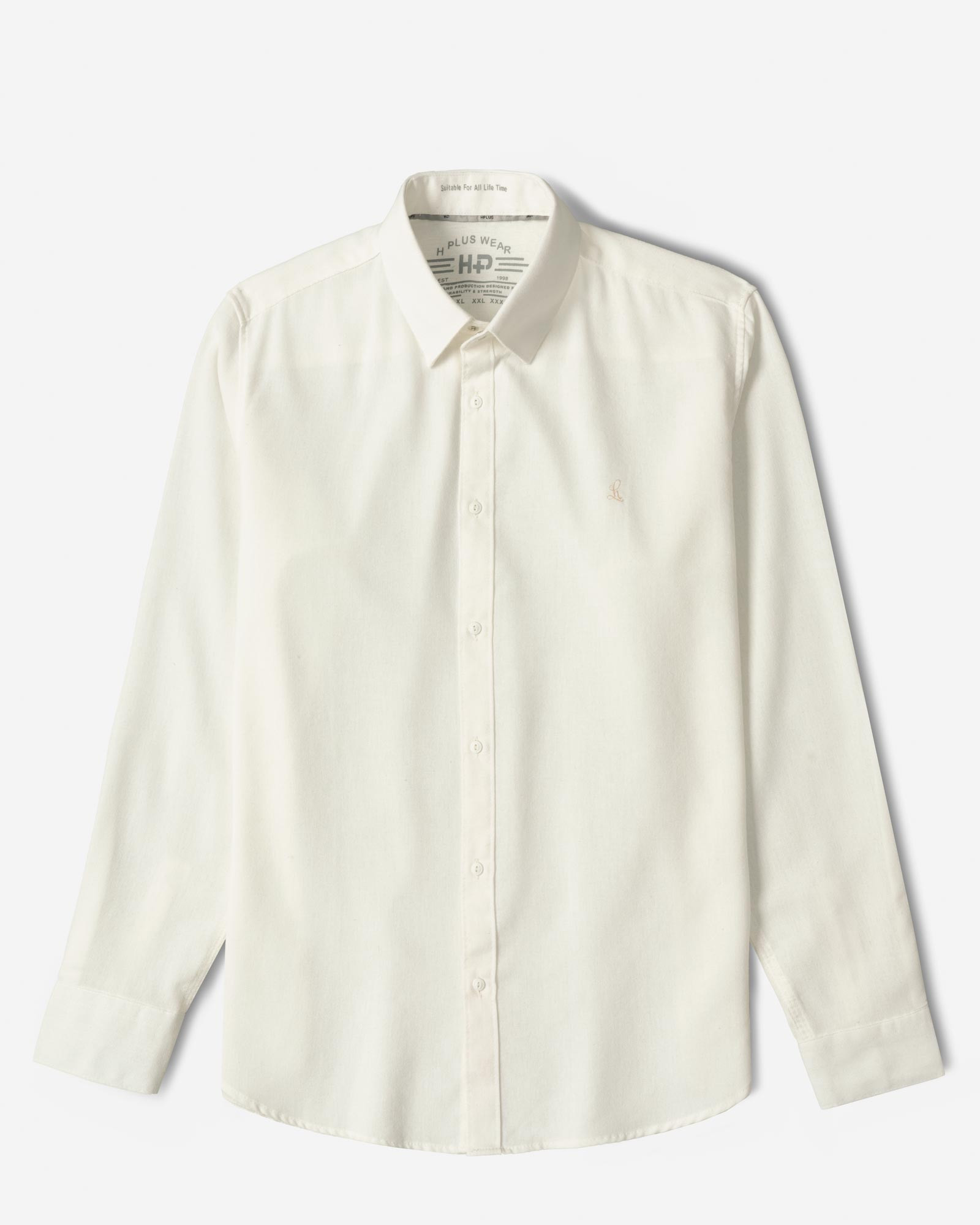 خرید و قیمت پیراهن آستین بلند ساده مردانه سفید 24321315