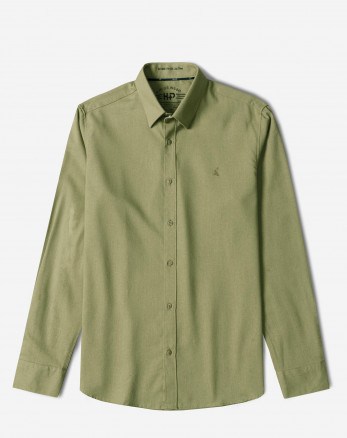 خرید و قیمت پیراهن آستین بلند ساده مردانه سبز 24321315