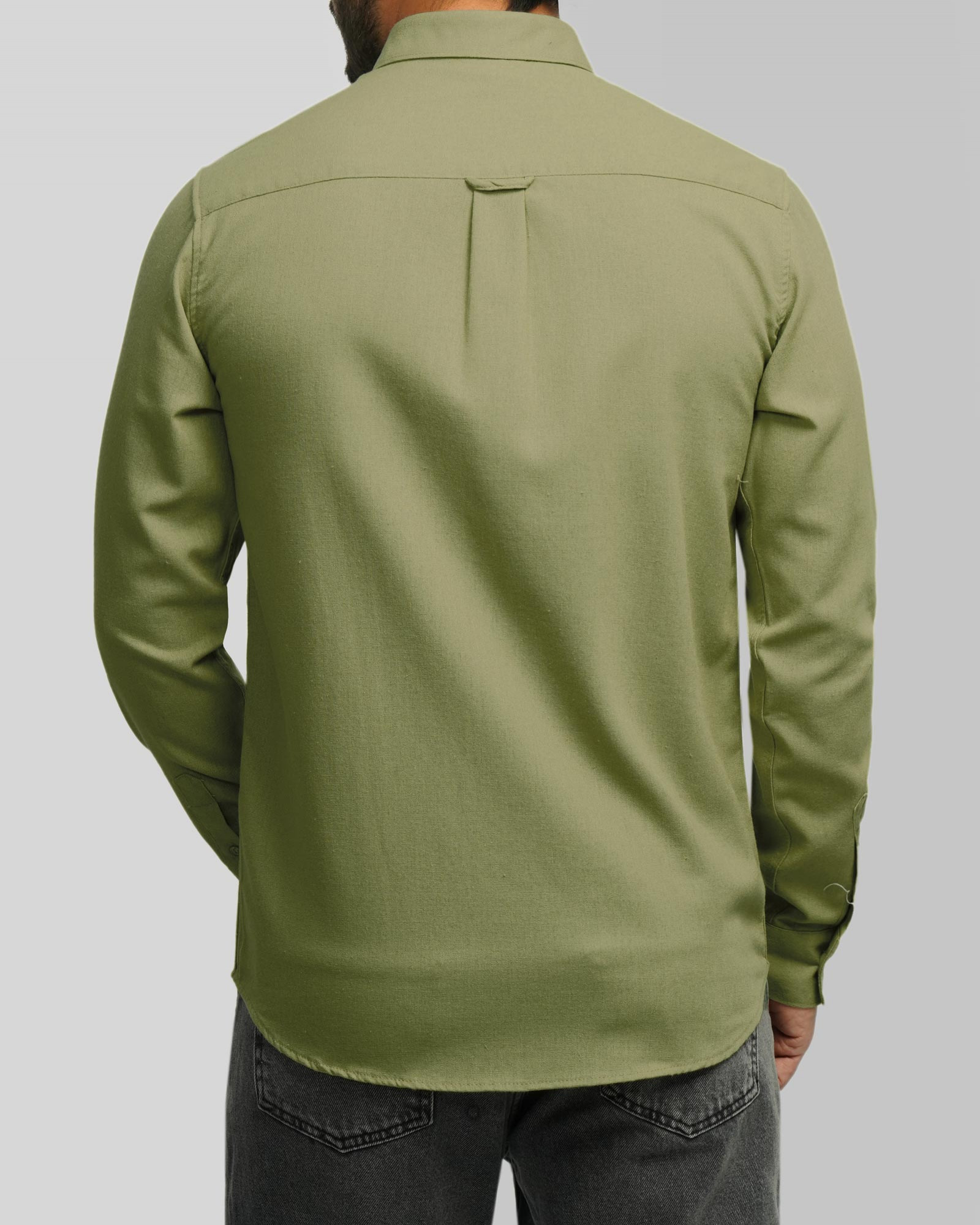 خرید و قیمت پیراهن آستین بلند ساده مردانه سبز 24321315
