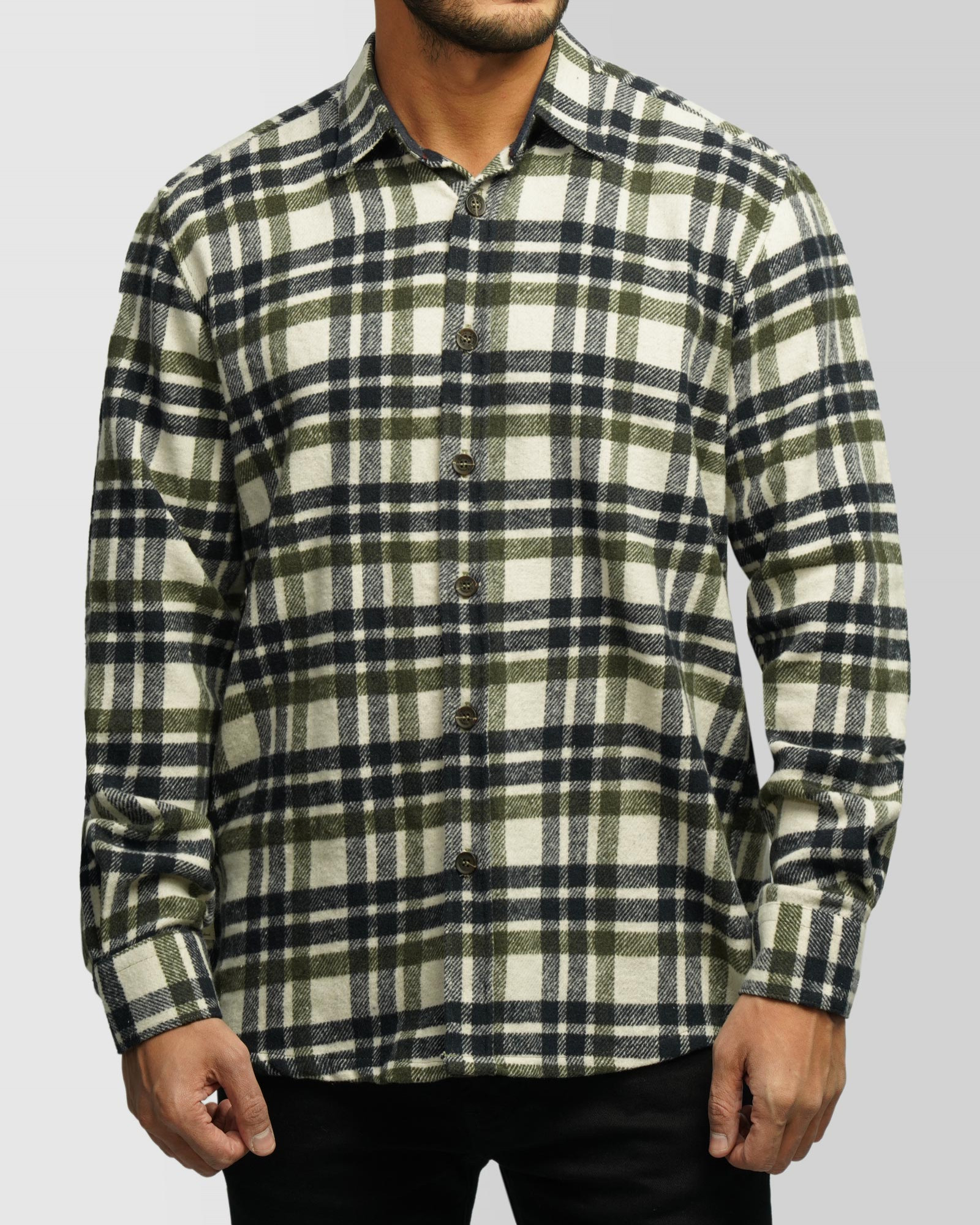 خرید و قیمت پیراهن ضخیم مردانه سبز 24452312