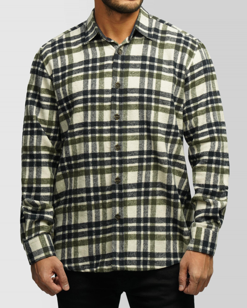 خرید و قیمت پیراهن ضخیم مردانه سبز 24452312