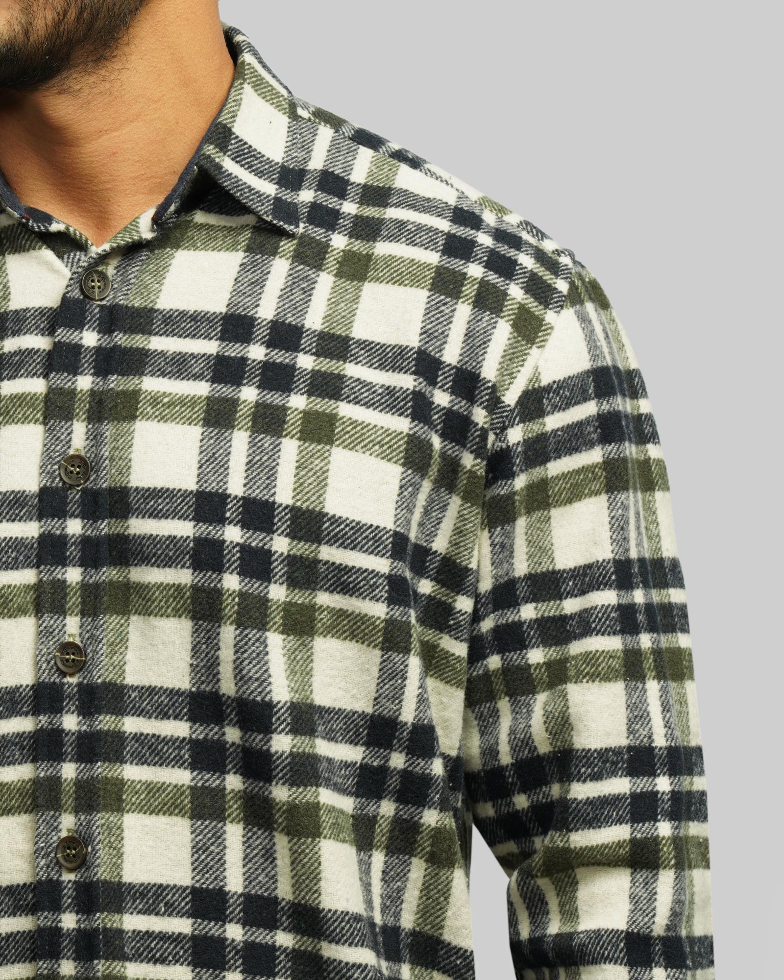 خرید و قیمت پیراهن ضخیم مردانه سبز 24452312