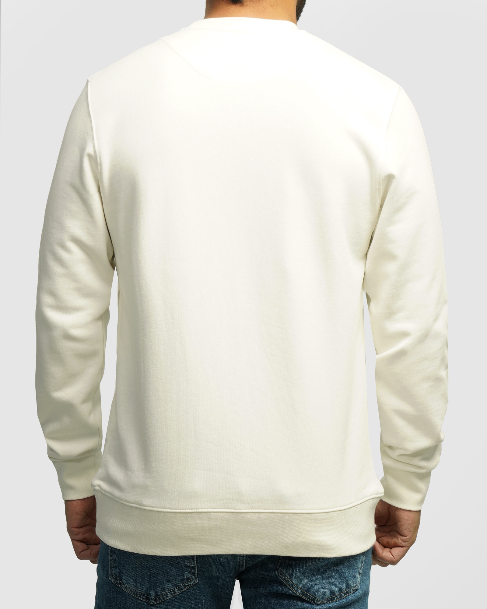 خرید و قیمت پلیور دورس یقه گرد مردانه سفید 84457300